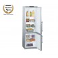 Liebherr - Combiné Réfrigérateur-Congélateur INOX, 240 litres utiles réfrigérateur et 105 litres utiles congélateur