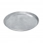 Plaque ronde pour pizzas ø 280 mm en aluminium, perforé ø 3 mm